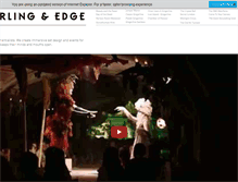 Tablet Screenshot of darlingandedge.com